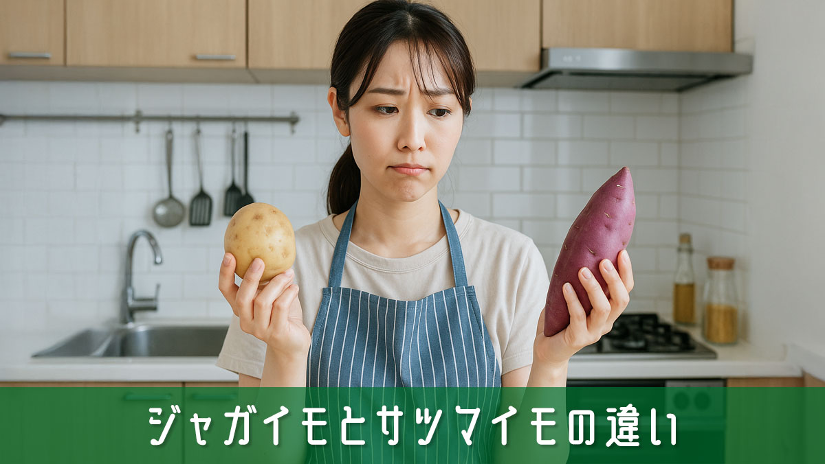 ジャガイモとサツマイモの違いや使い分けを知ると料理が変わる？