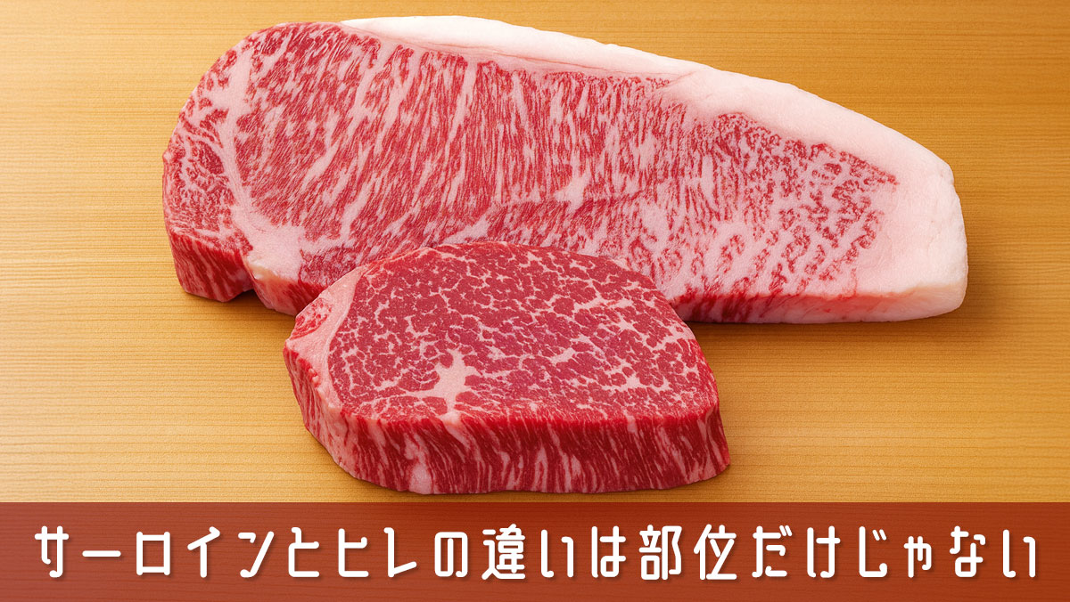 サーロインとヒレの違いは部位だけじゃない！味・食感・希少性まで完全比較