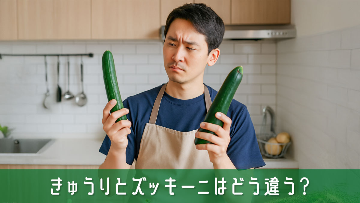 きゅうりとズッキーニはどう違う？知っておきたい使い分けと使い方