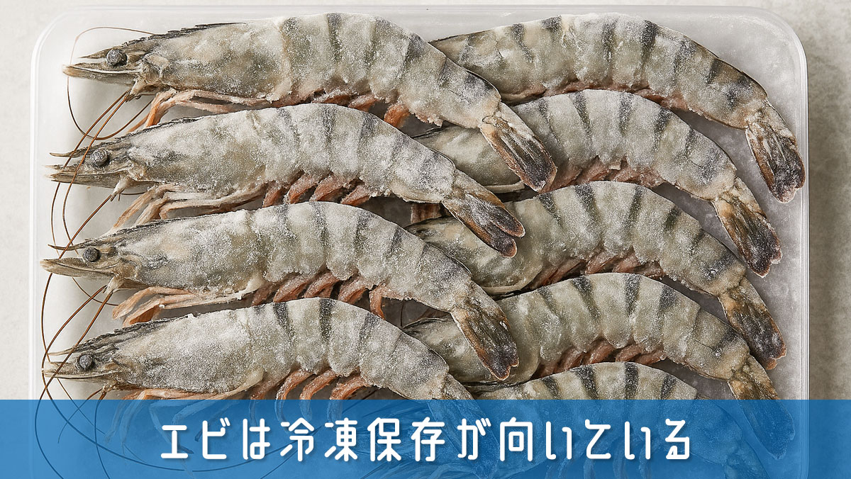 エビは冷凍保存が向いている！下処理から解凍まで失敗しない保存方法