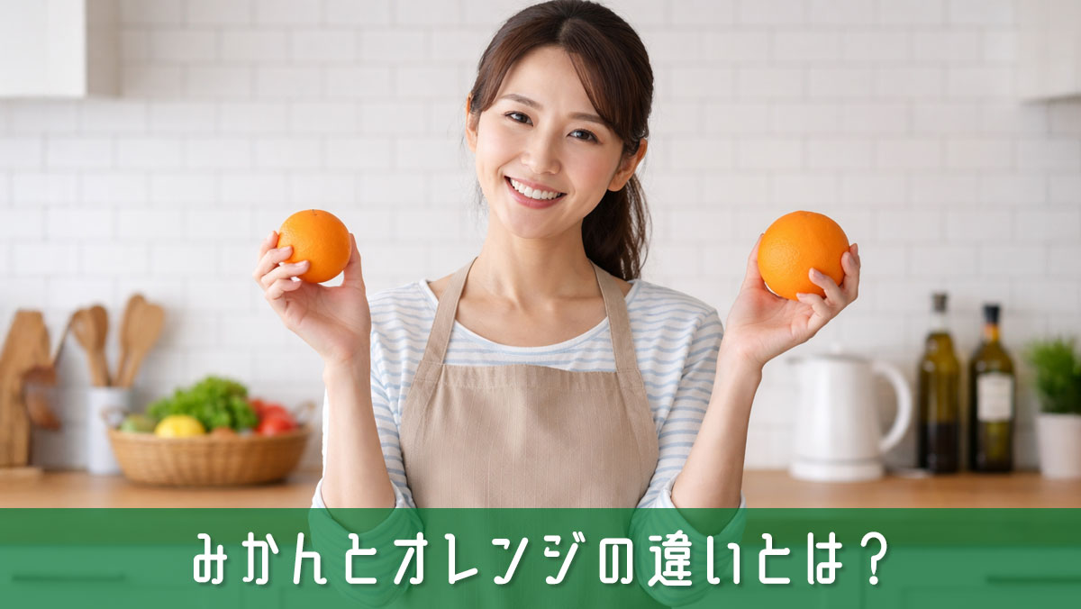 みかんとオレンジの違いとは？知っておきたい基本知識を簡単解説
