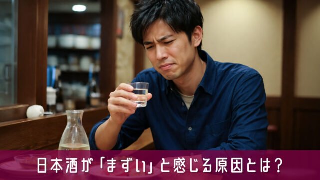 日本酒が「まずい」と感じる原因とは？美味しい飲み方と選び方を解説