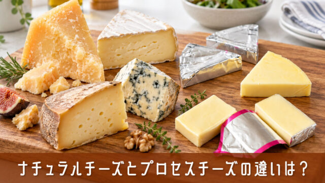 ナチュラルチーズとプロセスチーズの違いは？見分け方・使い分け・選び方を簡単解説