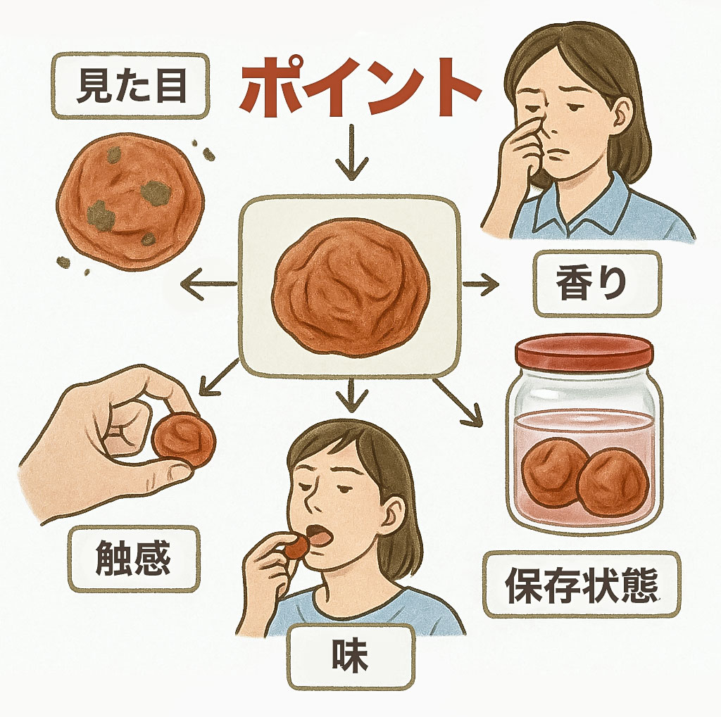 避けたほうがいい古い梅干しを見分ける5つのポイント
