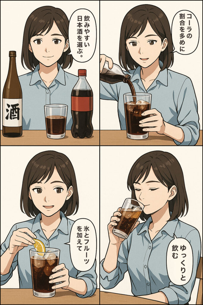 初心者にも安心な日本酒のコーラ割りの楽しみ方