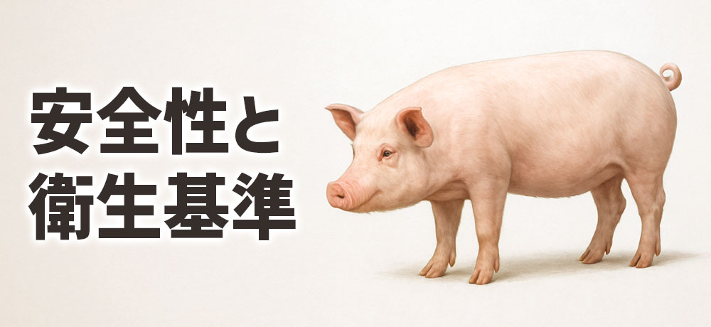 国産豚肉と外国産豚肉の安全性と衛生基準の違い