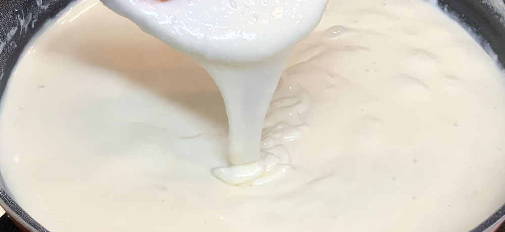 ホワイトソースもマーガリンで作ることができます