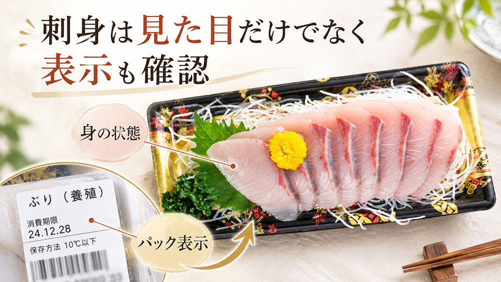 刺身や切り身はどこを見る？売り場で確認したいポイント
