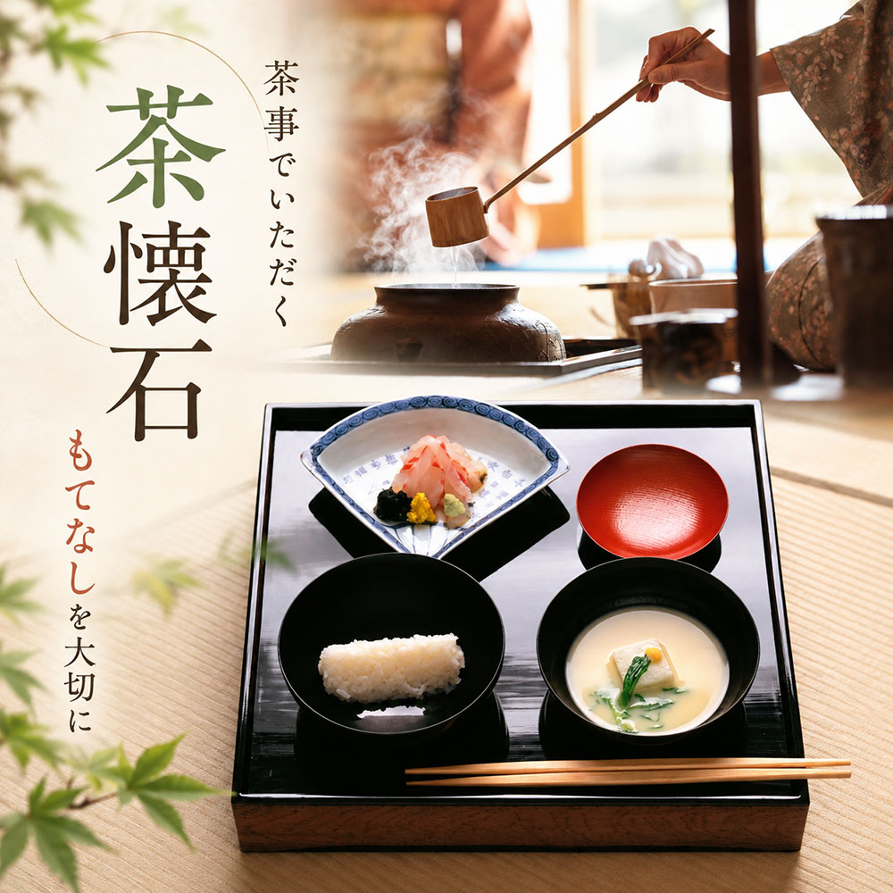 懐石料理はお茶の前に食べるもの？茶懐石の基本を知ろう