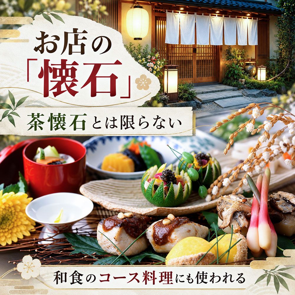 お店の「懐石」は茶懐石とは限らない！献立（メニュー）の見分け方