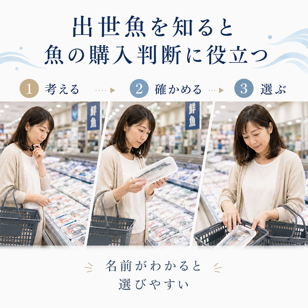 出世魚を知っていると魚の購入の判断に役立つ