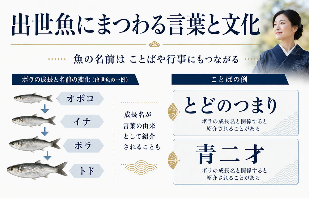 出世魚にまつわる言葉と文化