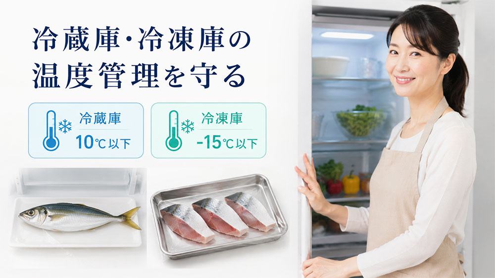 冷蔵庫・冷凍庫の温度管理を守る