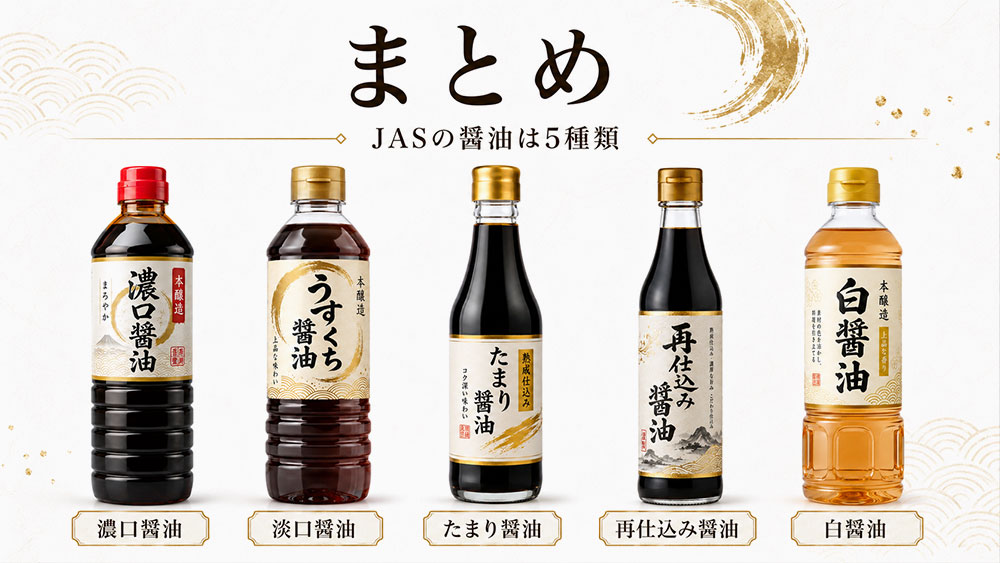 まとめ｜醤油の種類の違いを知って料理に使い分けよう