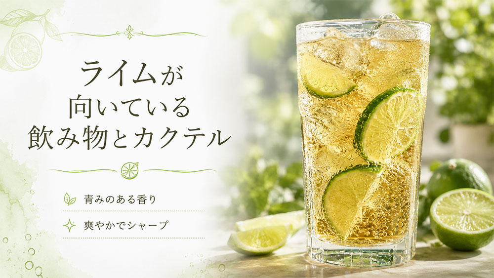 ライムが向いている飲み物とカクテル