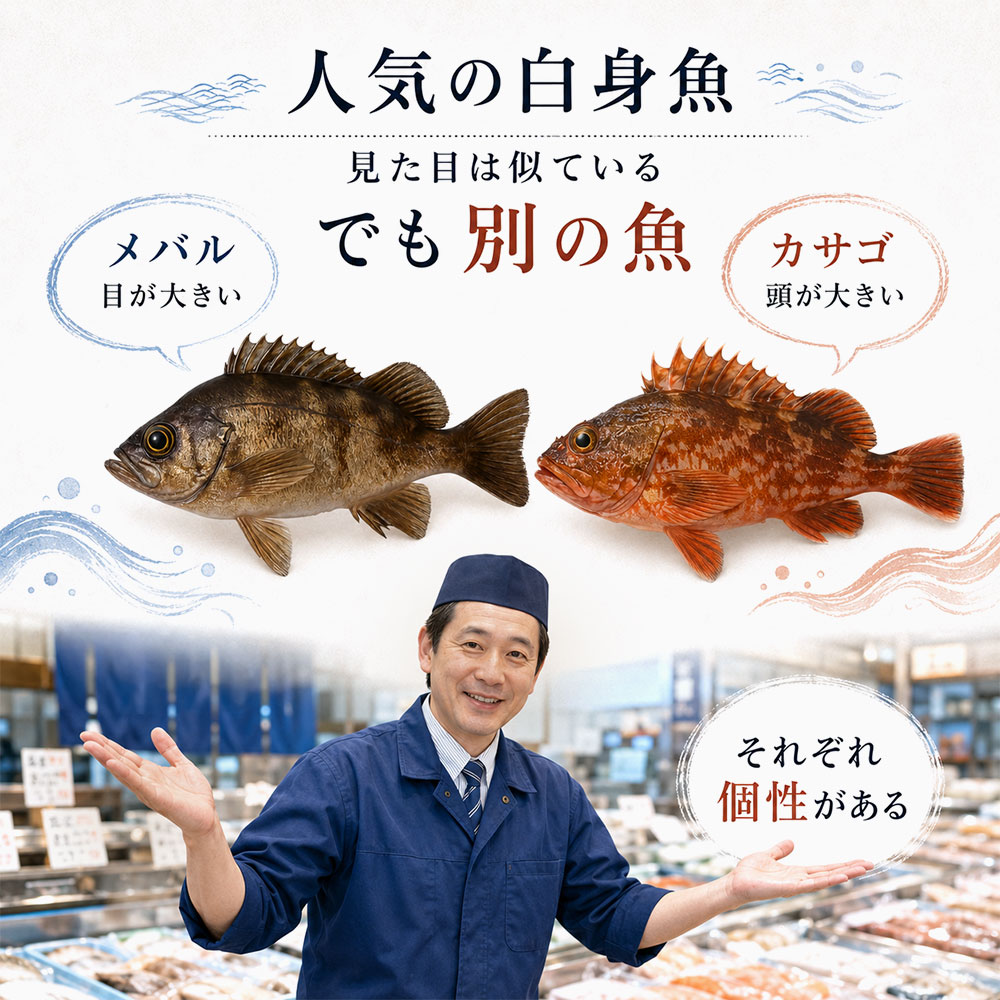 メバルとカサゴはどんな魚?基本的な違いを解説