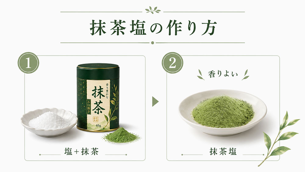 抹茶塩の作り方