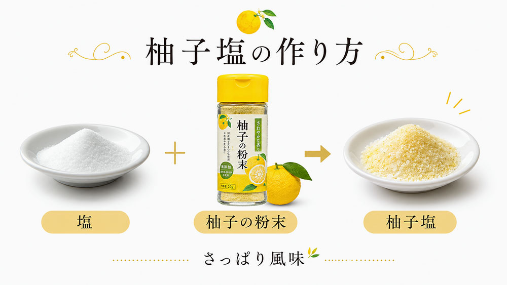 柚子塩の作り方