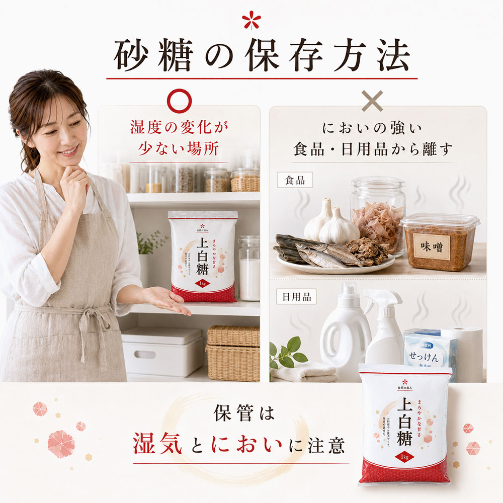 砂糖の保存方法