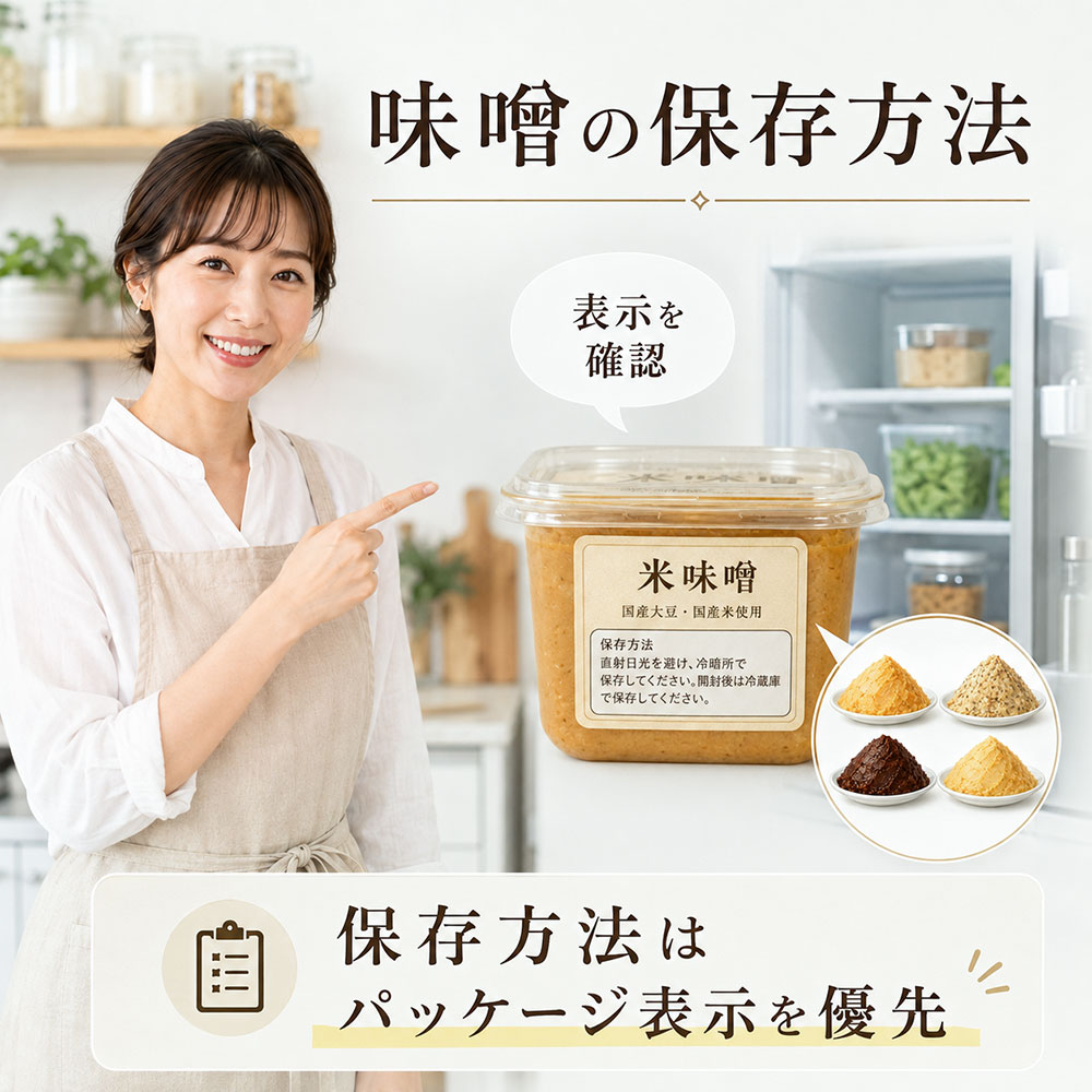 味噌の保存方法