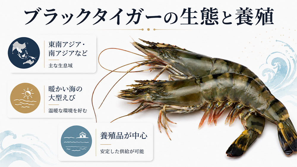 ブラックタイガーの生態と養殖