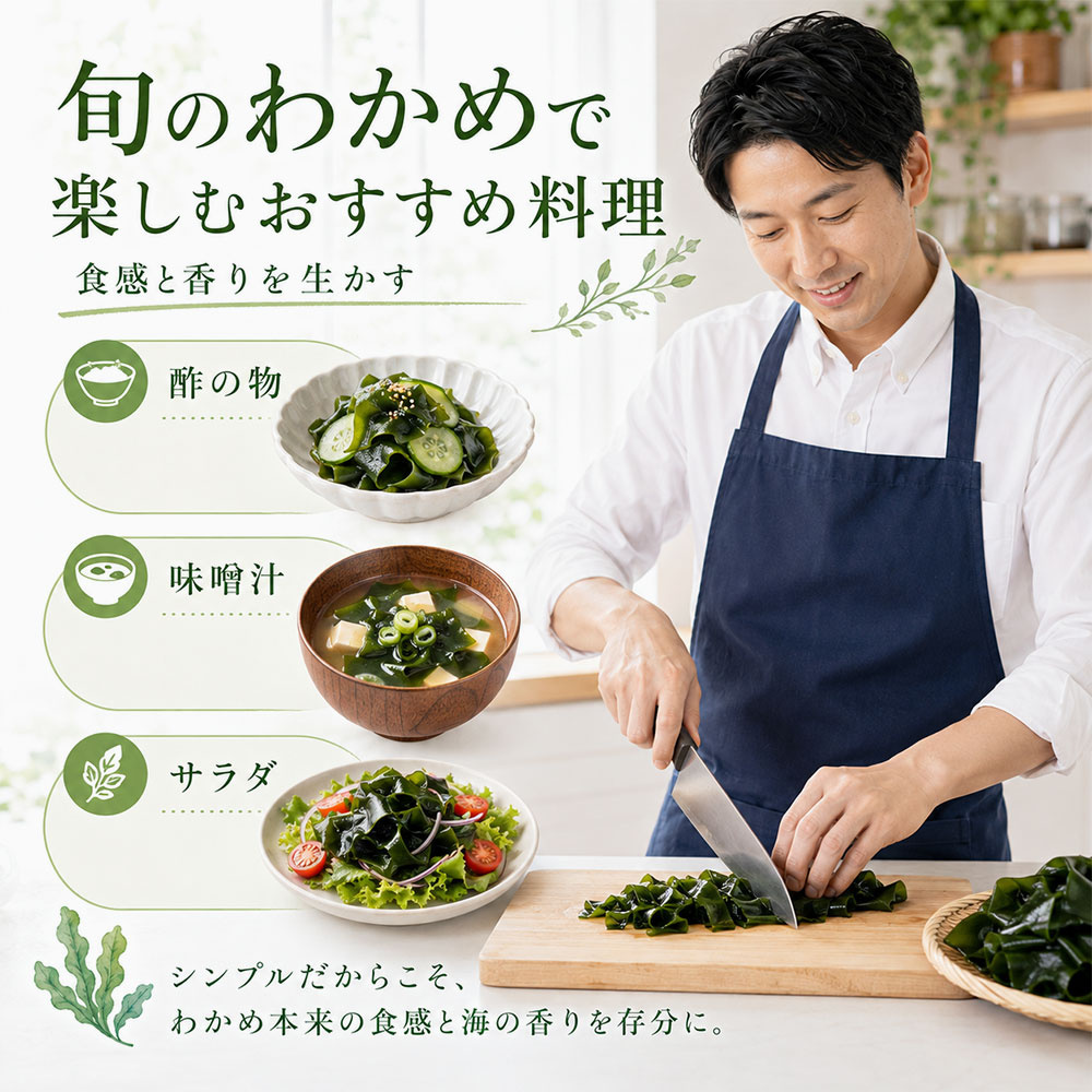 旬のわかめで楽しむおすすめ料理