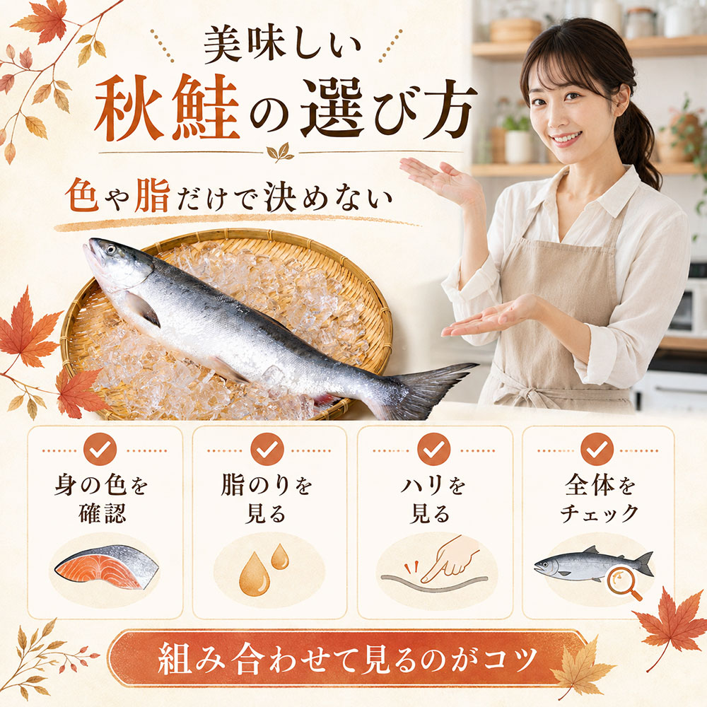 美味しい秋鮭の選び方
