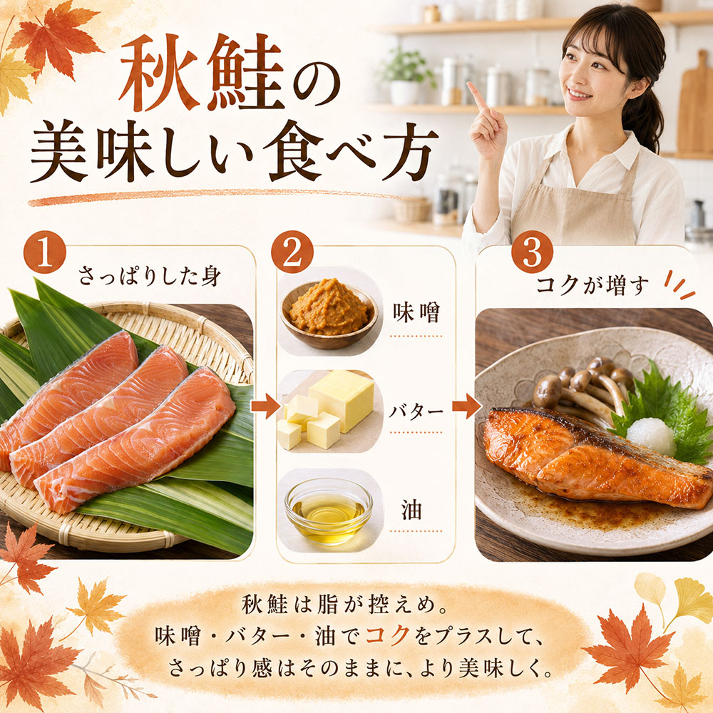 秋鮭の美味しい食べ方