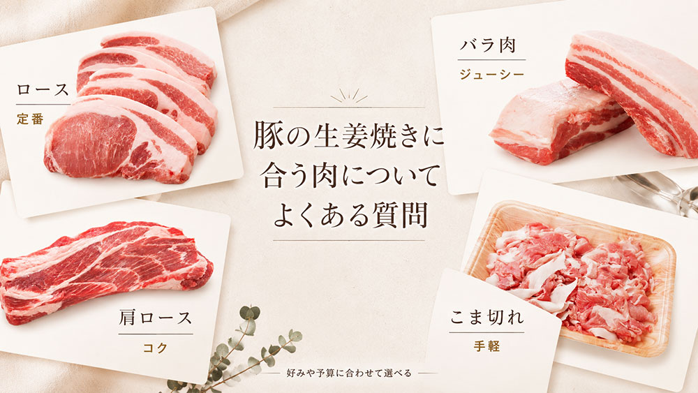 豚の生姜焼きに合う肉についてよくある質問