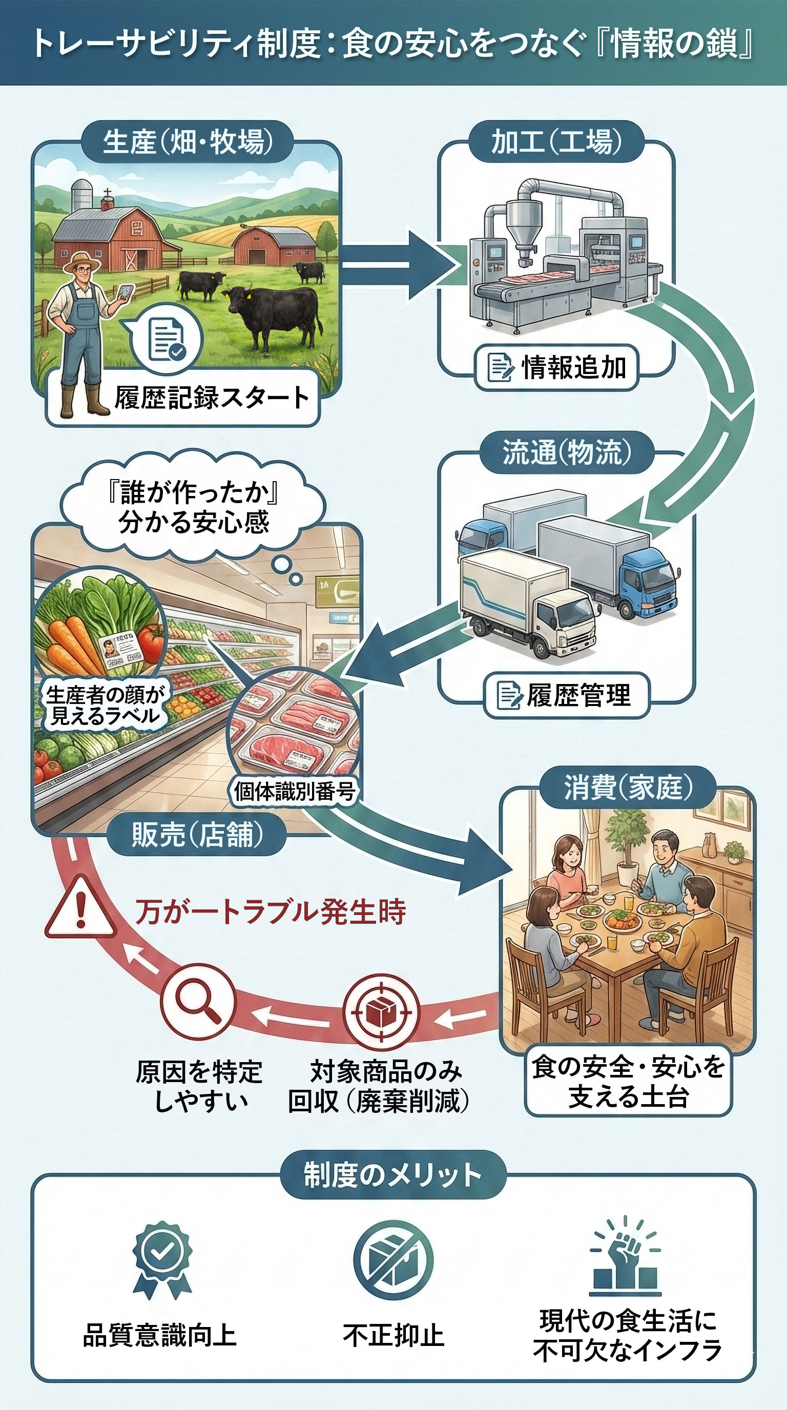 国産牛の牛トレーサビリティ制度