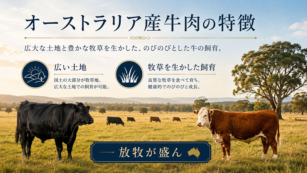オーストラリア産牛肉の特徴
