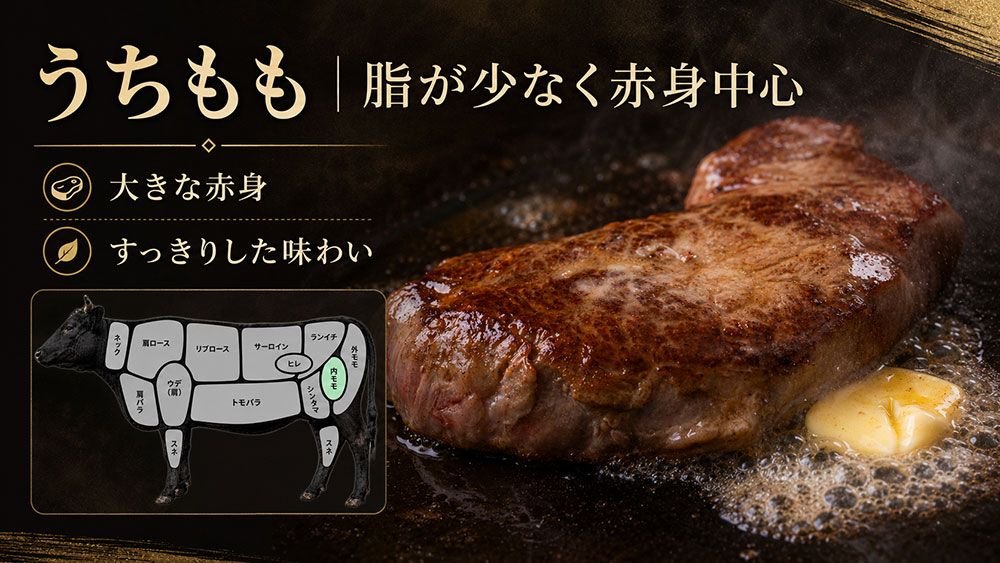 うちもも｜脂が少なく赤身中心