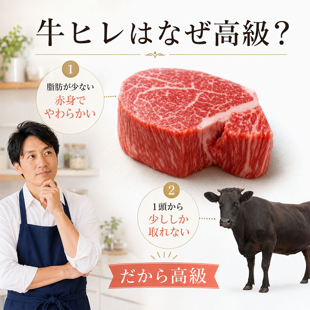 牛ヒレが柔らかく高級とされる理由