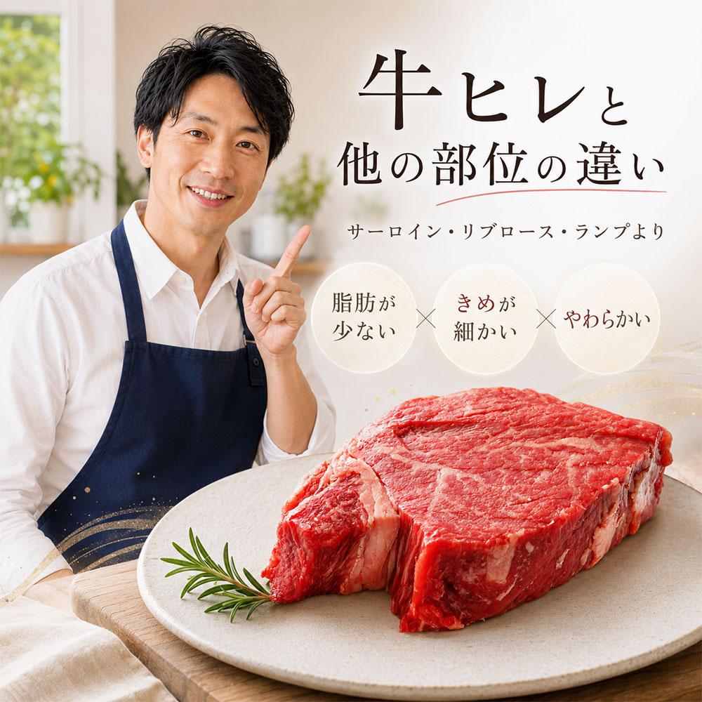 牛ヒレと他の部位の違い