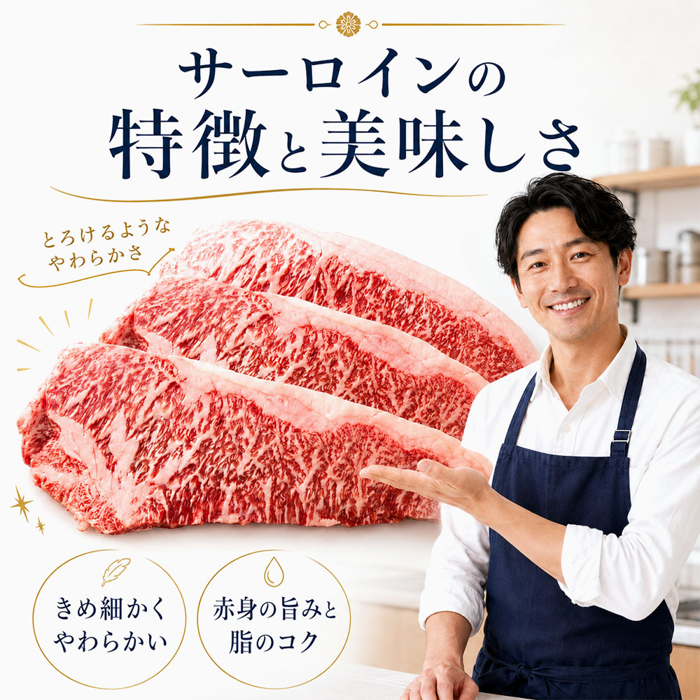サーロインの特徴と美味しさ