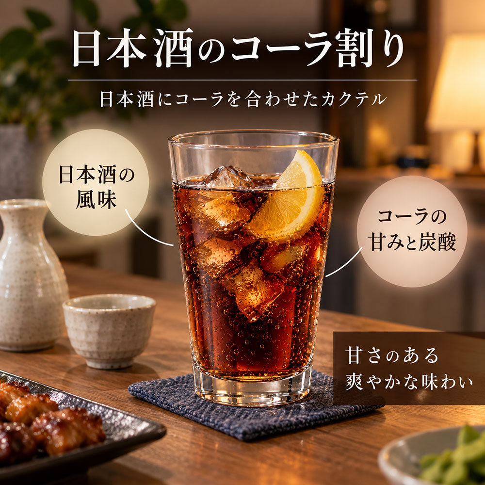 日本酒のコーラ割りとは？味や名前をやさしく解説