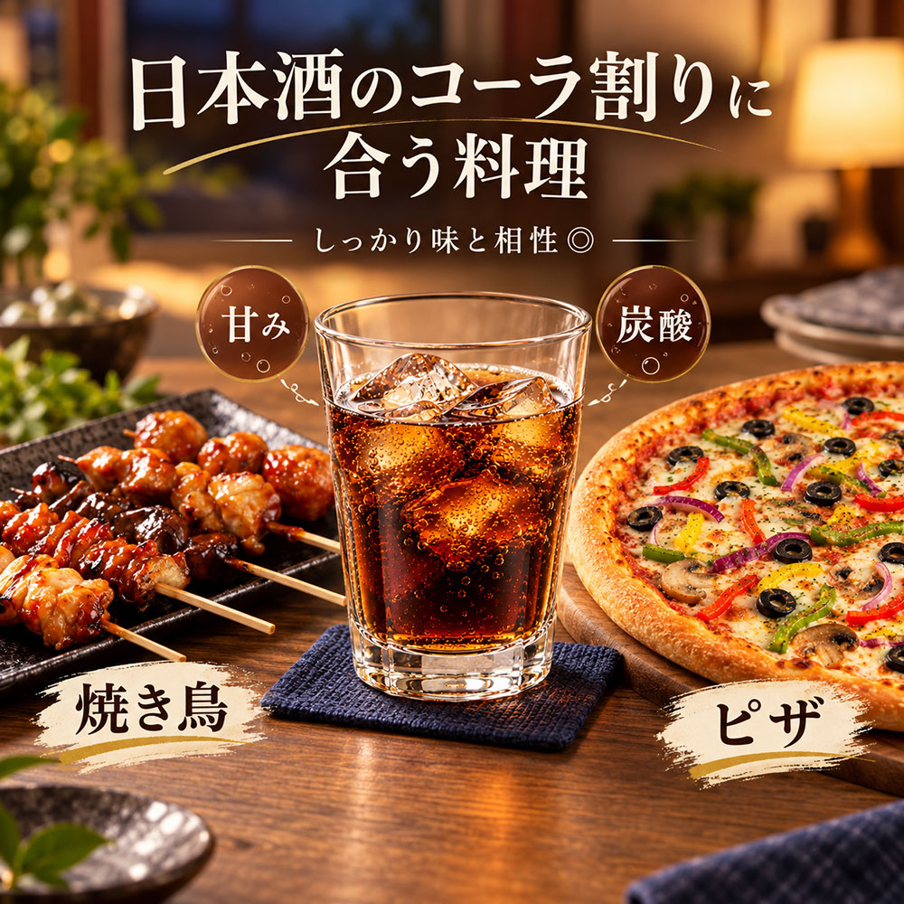 日本酒のコーラ割りに合う料理