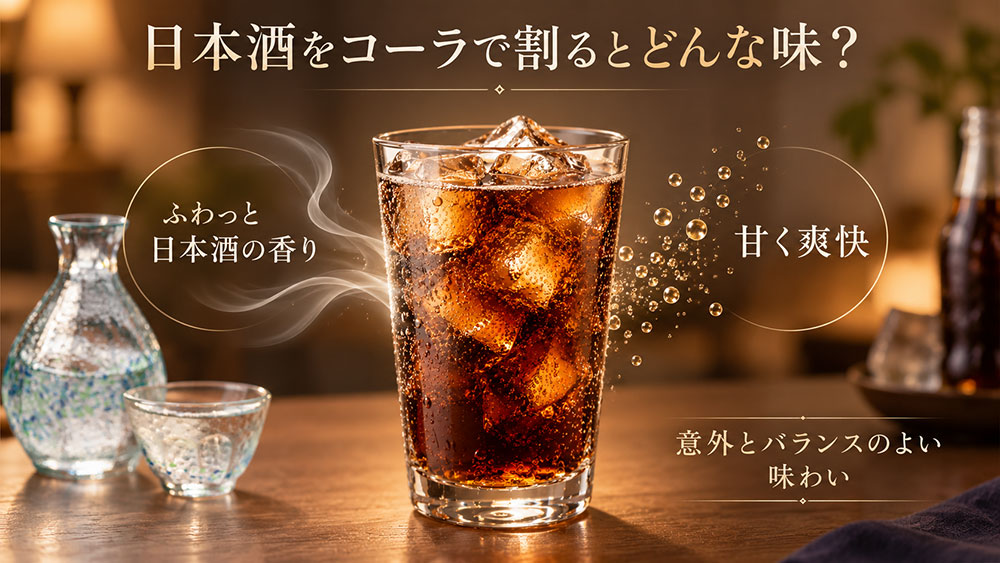 日本酒をコーラで割るとどんな味？