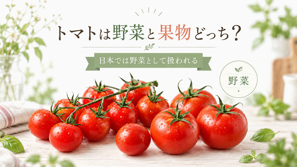トマトは野菜と果物どっち？