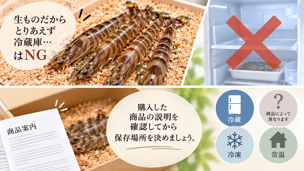 冷蔵庫にそのまま入れていい？保存温度は商品によって異なる
