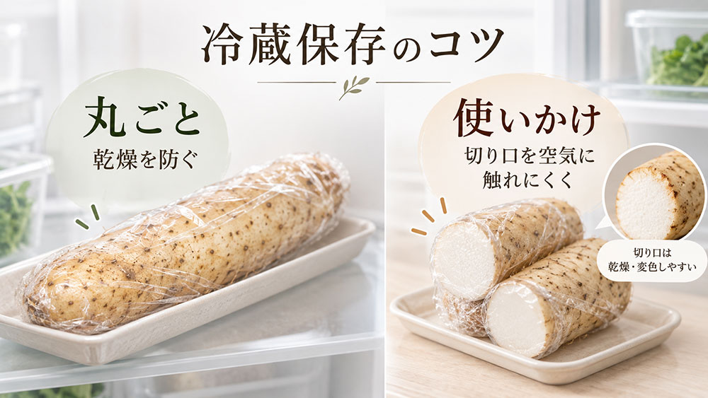 丸ごと・使いかけで変わる冷蔵保存のコツ