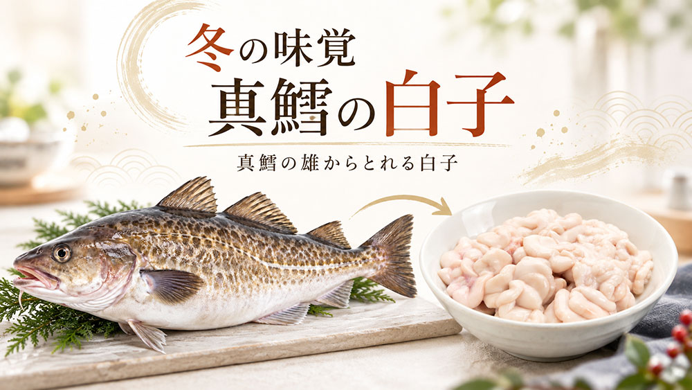 冬の味覚として珍重される「真鱈の白子」とは？