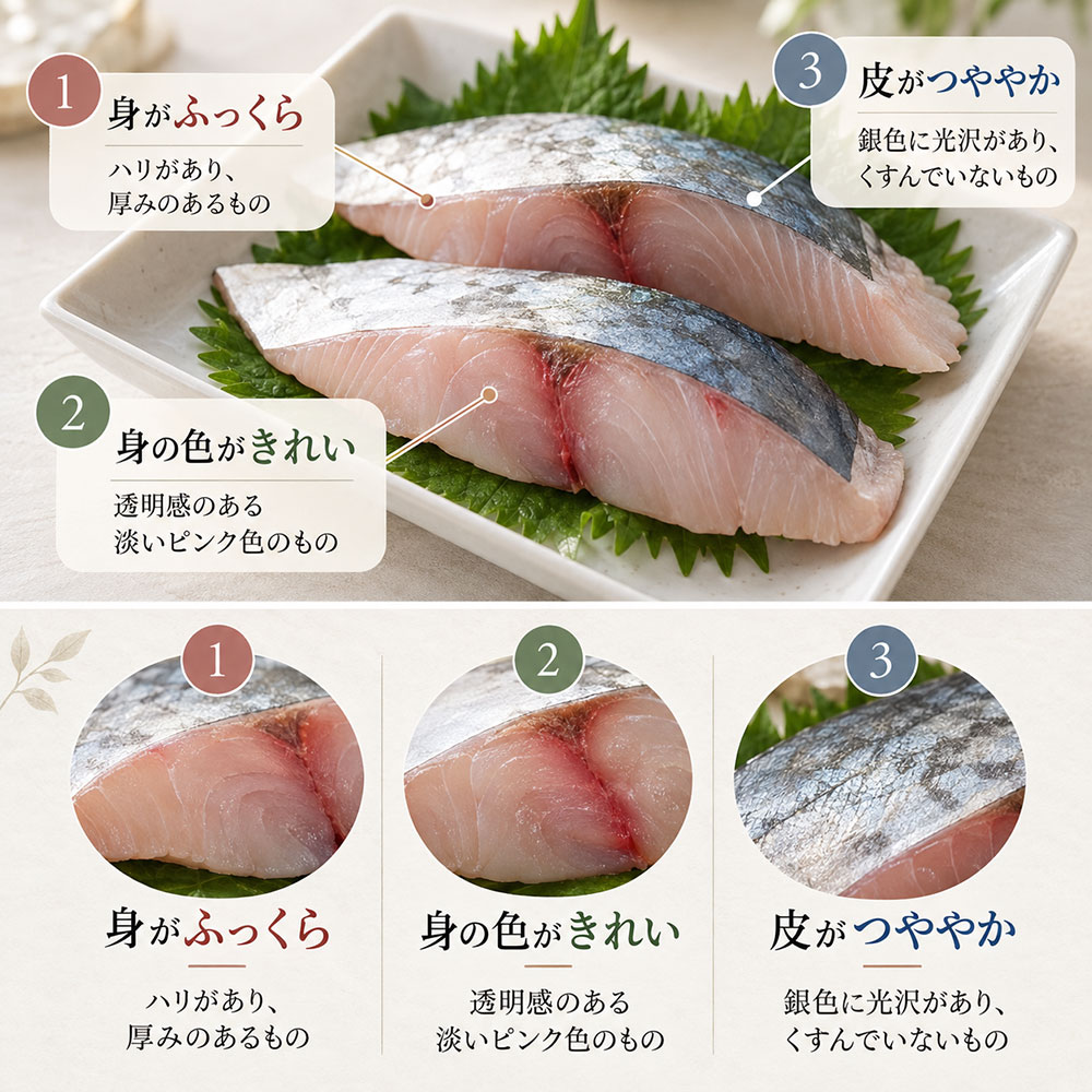 スーパーで旬の鰆を選ぶなら？切り身で見る3つのポイント