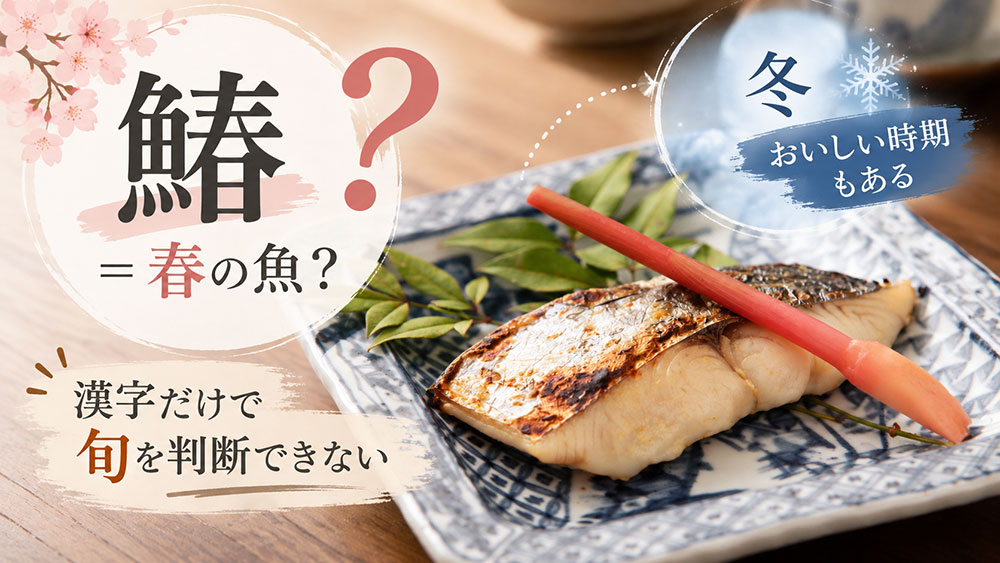 「鰆」と書くのに冬も旬なのはなぜ？春の魚と呼ばれる理由