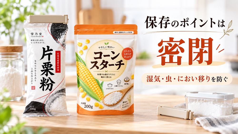 開封後はどう保存する？湿気とにおい移りを防ぐのがポイント