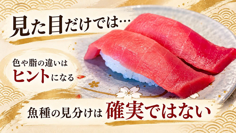 見た目だけでマグロの種類を見分けられる？