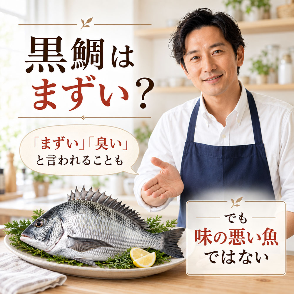 黒鯛はまずいって本当？