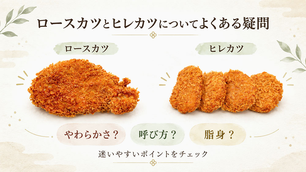 ロースカツとヒレカツについてよくある疑問