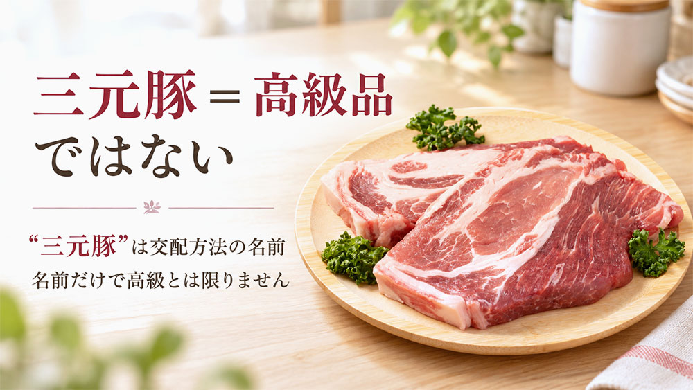 三元豚は高級な豚肉？値段に差がつく理由