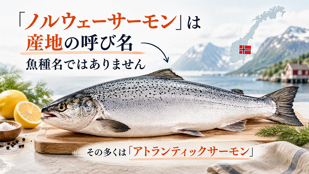 ノルウェーサーモンは魚の種類？産地と魚種の違いに注意